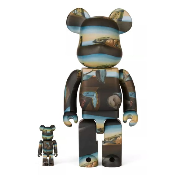 *Original* Be@rbrick: Salvador Dali: The Persistence of Memory (Set) (100% & 400%), (603926)