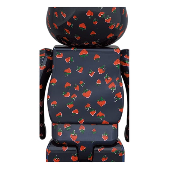 *Original* Be@rbrick: Muveil: Strawberry Pattern (Set) (100% & 400%), (604688) 4