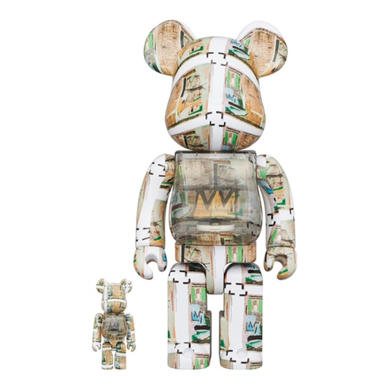 *Original* Be@rbrick: Jean-Michel Basquiat: King Pleasure (Set) (100% & 400%), (605418)