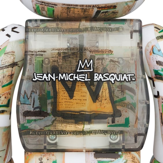 *Original* Be@rbrick: Jean-Michel Basquiat: King Pleasure (Set) (100% & 400%), (605418) 4