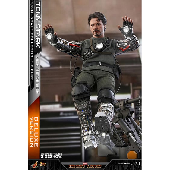 Колекційна фігура Hot Toys: Marvel: Iron Man: Tony Stark (Mech Test) (Deluxe Version), (605863) 2