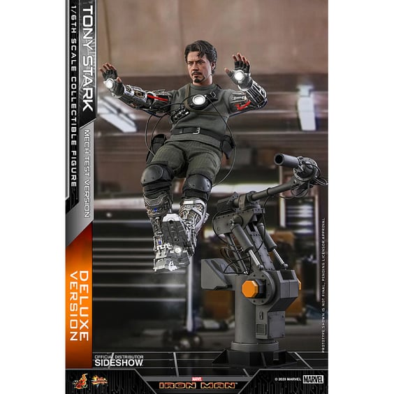 Колекційна фігура Hot Toys: Marvel: Iron Man: Tony Stark (Mech Test) (Deluxe Version), (605863) 5