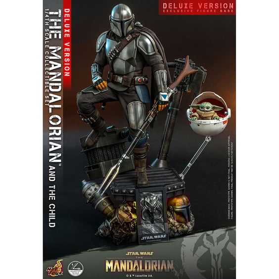 Колекційна фігура Hot Toys: Quarter Scale: Star Wars: The Mandalorian: The Mandalorian & Grogu (Set), (607041) 3