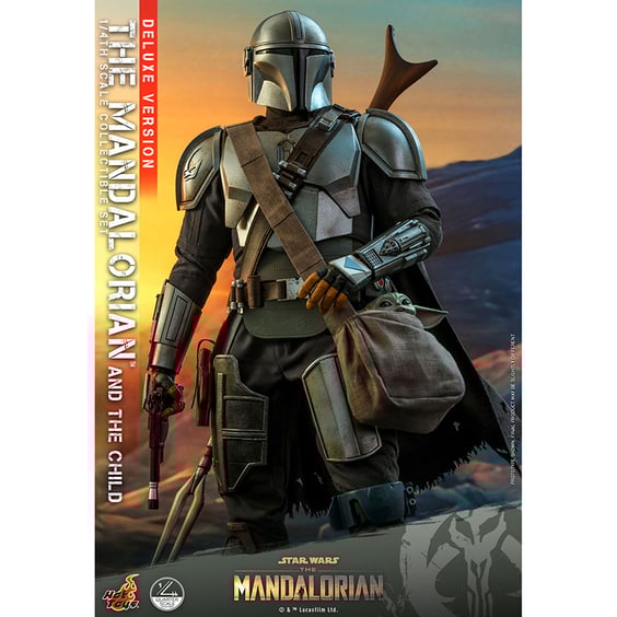 Колекційна фігура Hot Toys: Quarter Scale: Star Wars: The Mandalorian: The Mandalorian & Grogu (Set), (607041) 7