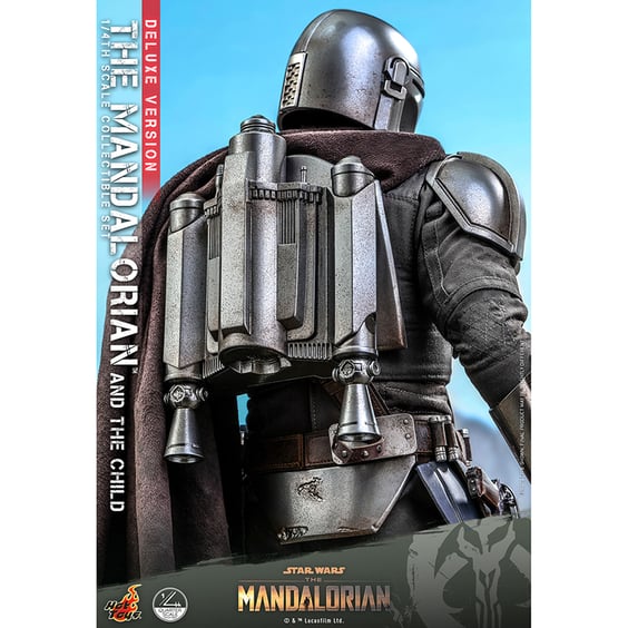 Колекційна фігура Hot Toys: Quarter Scale: Star Wars: The Mandalorian: The Mandalorian & Grogu (Set), (607041) 10