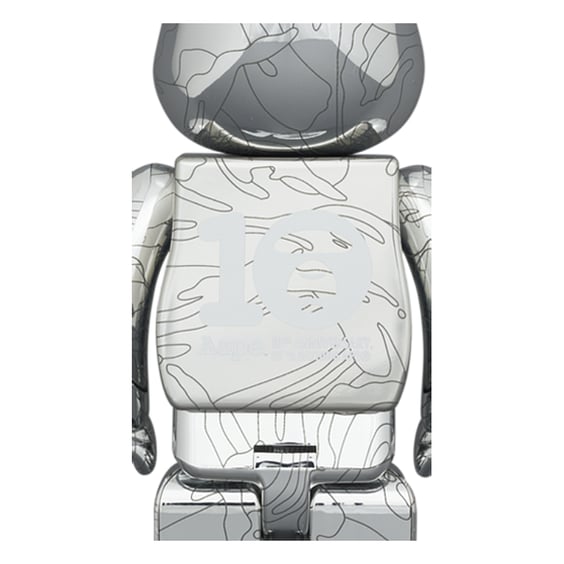 *Original* Be@rbrick: AAPE by Bathing Ape(r): 10th Anniversary (Set) (100% & 400%), (607399) 6