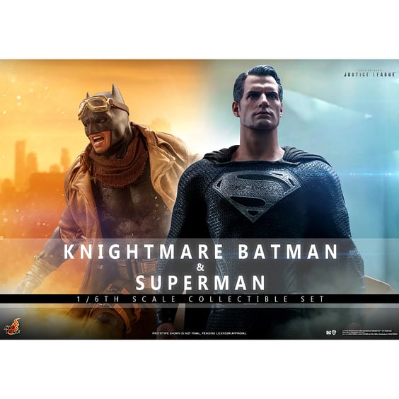 Колекційні фігури Hot Toys: DC: Justice League: Knightmare Batman and Superman, (607430) 10