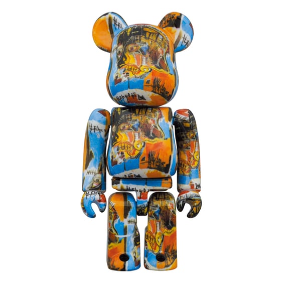 *Original* Be@rbrick: Jean-Michel Basquiat: #10 (Set) (100% & 400%), (607535) 2