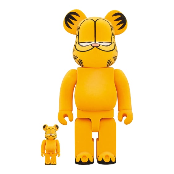 *Original* Be@rbrick: Garfield: Garfield (Flocky) (Set) (100% & 400%), (607924)
