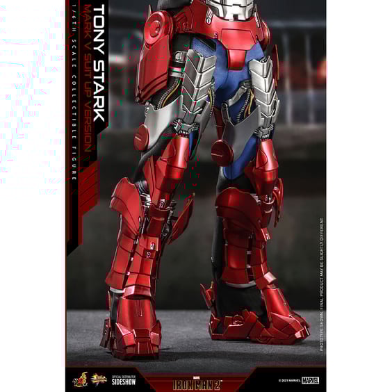 Коллекционная фигура Hot Toys: Marvel: Iron Man 2: Tony Stark (Mark V Suit Up Version), (608147) 5