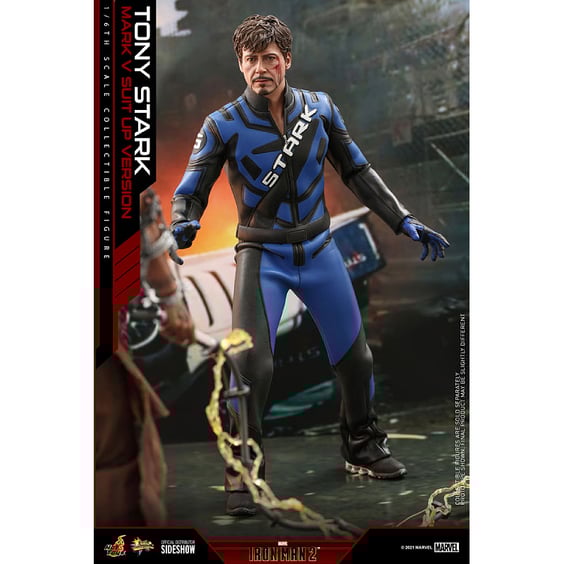 Коллекционная фигура Hot Toys: Marvel: Iron Man 2: Tony Stark (Mark V Suit Up Version), (608147) 6