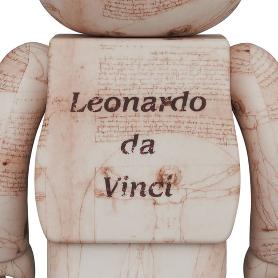 *Original* Be@rbrick: Leonardo da Vinci: Vitruvian Man (Set) (100% & 400%), (608662) 2