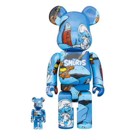 *Original* Be@rbrick: The Smurfs: The Astrosmurf (Set) (100% & 400%), (608938)