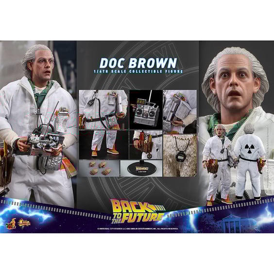 Коллекционная фигура Hot Toys: Movie Masterpiece: Back to the Future: Doc Brown, (609168) 5