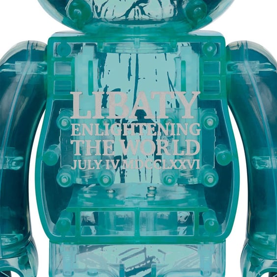 *Original* Be@rbrick: Statue of Liberty (Set) (100% & 400%), (609270) 2