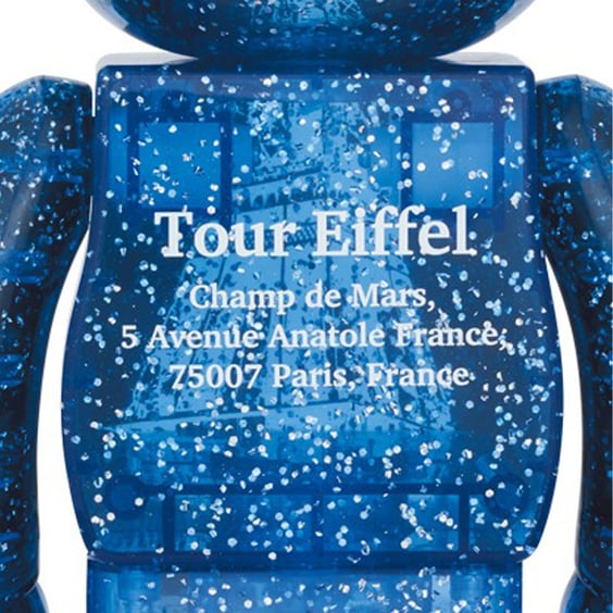 *Original* Be@rbrick: Eiffel Tower (Sparkling Version) (Set) (100% & 400%), (609805) 2