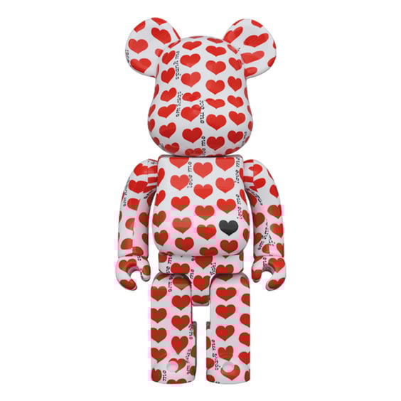 *Original* Be@rbrick: Hide: White Heart (Set) (100% & 400%), (610528) 3