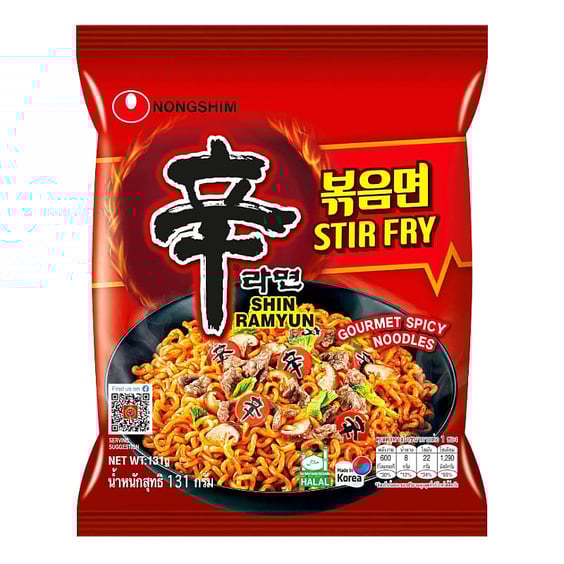 Локшина Nongshim: Shin Ramyun: Stir Fry, (61674)