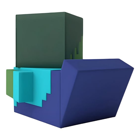 Фигурка TUBBZ: Minecraft: Zombie (First Edition), (61838) 5