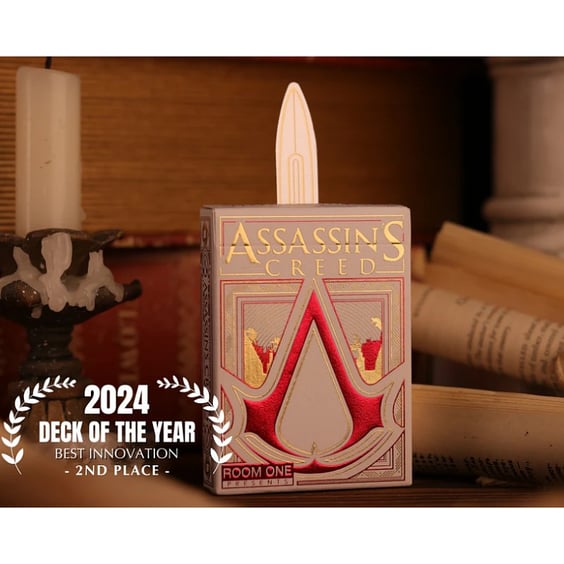 Игральные карты Room One Cards: Assassin's Creed: Legacy Series: Hidden Blade Edition: White (Ver. 1), (620104) 5