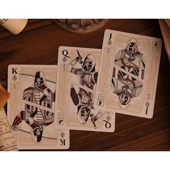 Игральные карты Room One Cards: Assassin's Creed: Legacy Series: Hidden Blade Edition: White (Ver. 1), (620104) 7