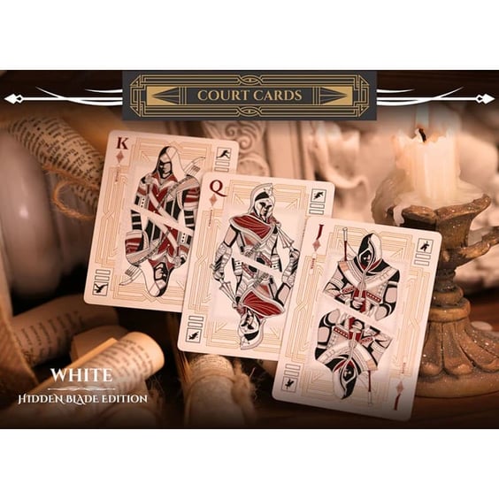 Игральные карты Room One Cards: Assassin's Creed: Legacy Series: Hidden Blade Edition: White (Ver. 1), (620104) 10