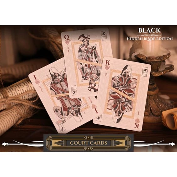 Игральные карты Room One Cards: Assassin's Creed: Legacy Series: Hidden Blade Edition: Black (Ver. 1), (620111) 10
