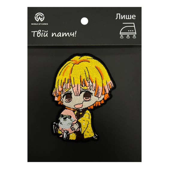 Патч Demon Slayer: Sitting Zenitsu Agatsuma (Chibi), (6211)