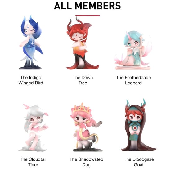 Фигурка Pop Mart: Azura: Ethereal Realm: Mythical Beasts Series (Blind Box: 1 з 13) (Secret Edition), (62146) 4