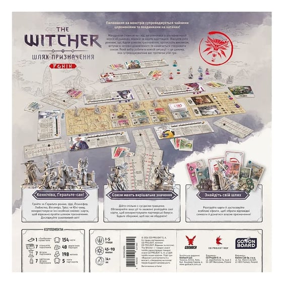 Настольная игра Geekach: The Witcher: Шлях призначення. Ронін, (621940) 7