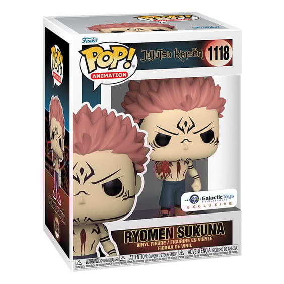 Фигурка Funko POP!: Animation: Jujutsu Kaisen: Ryomen Sukuna (Galactic Toys Exclusive), (62648) 3