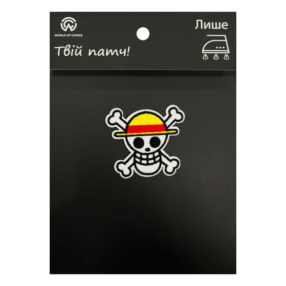 Патч One Piece: Straw Hat Pirates: Skull Logo, (6293)