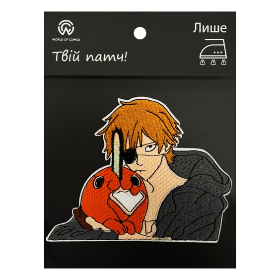 Патч Chainsaw Man: Denji w/ Pochita, (6329)