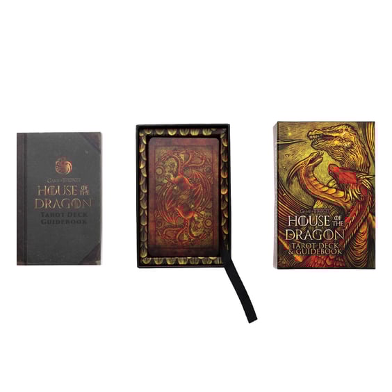 Карти таро Insight Editions: Game of Thrones: House of the Dragon (w/ Guidebook), (63390) 2