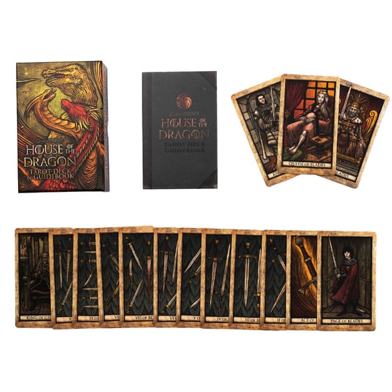 Карти таро Insight Editions: Game of Thrones: House of the Dragon (w/ Guidebook), (63390) 3