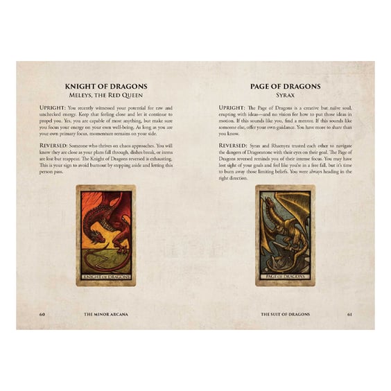 Карти таро Insight Editions: Game of Thrones: House of the Dragon (w/ Guidebook), (63390) 6