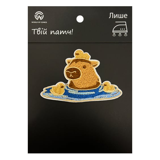 Патч Capybara w/ Ducks, (6346)