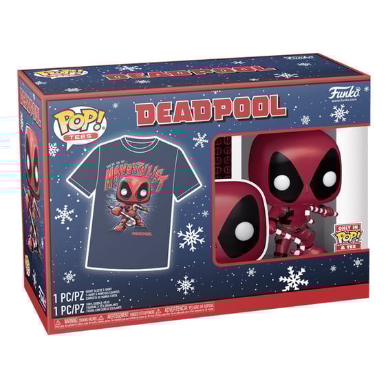 Комплект Funko POP!: Tees: Marvel: Deadpool (S), (63656) 4