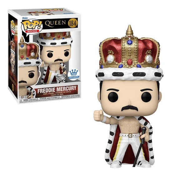 Фигурка Funko POP!: Rocks: Queen: Freddie Mercury (Wembley Stadium in 1986) (Funko Exclusive) (Diamond Collection), (63700)