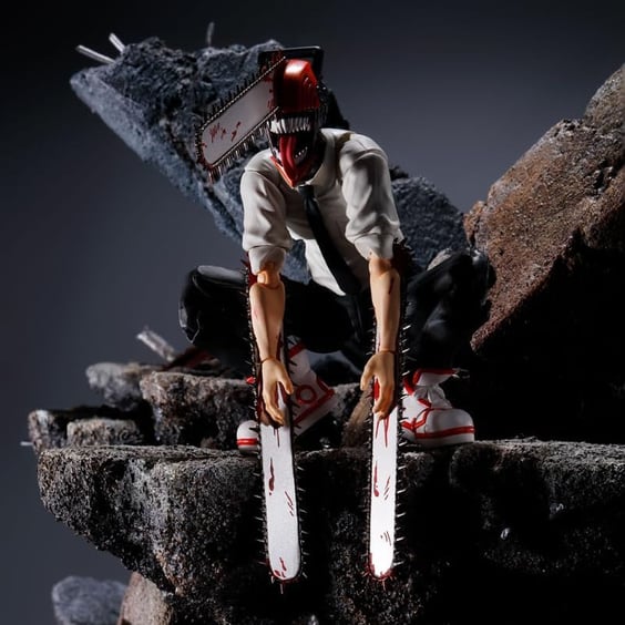 Екшн-фігурка Bandai: Tamashii Nations: S.H.Figuarts: Chainsaw Man: Chainsaw Man, (640512) 6