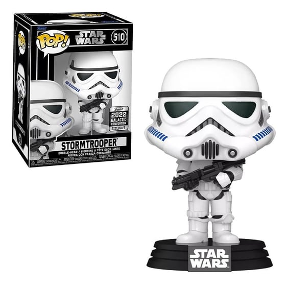Фігурка Funko POP!: Star Wars: Stormtrooper (2022 Galactic Convention Exclusive), (64124)
