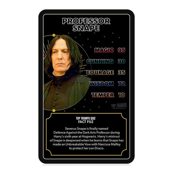 Настільна гра Winning Moves: Top Trumps Quiz: Wizzarding World: Harry Potter: Heroes of Hogwarts, (64138) 4