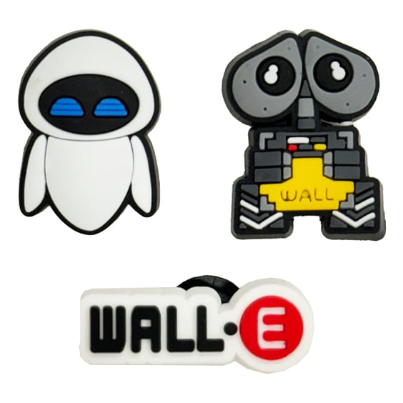 Набор джибитсов WALL-E: WALL-E, EVE and Logo, (6425)