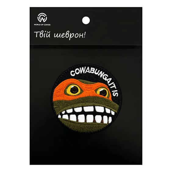 Шеврон Teenage Mutant Ninja Turtles: Raphael: «‎Cowabunga It Is», (6451)