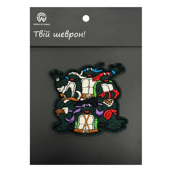 Шеврон Teenage Mutant Ninja Turtles: Raphael, Donatello, Leonardo and Michelangelo, (6452)