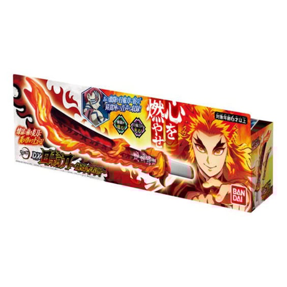 Интерактивная катана Bandai: DX: Demon Slayer: Kyojuro Rengoku: Nichirin Katana, (64594) 2