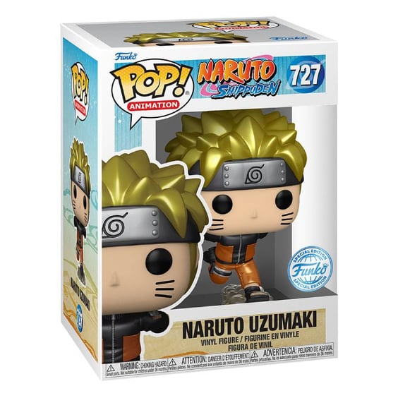 Комплект Funko POP!: Tees: Animation: Naruto: Naruto Uzumaki (Special Edition) (M), (64752) 4