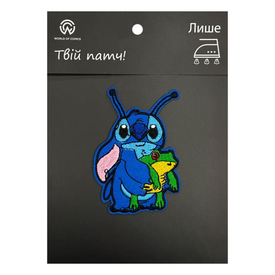 Патч Disney: Lilo & Stitch: Stitch w/ Frog, (6495)
