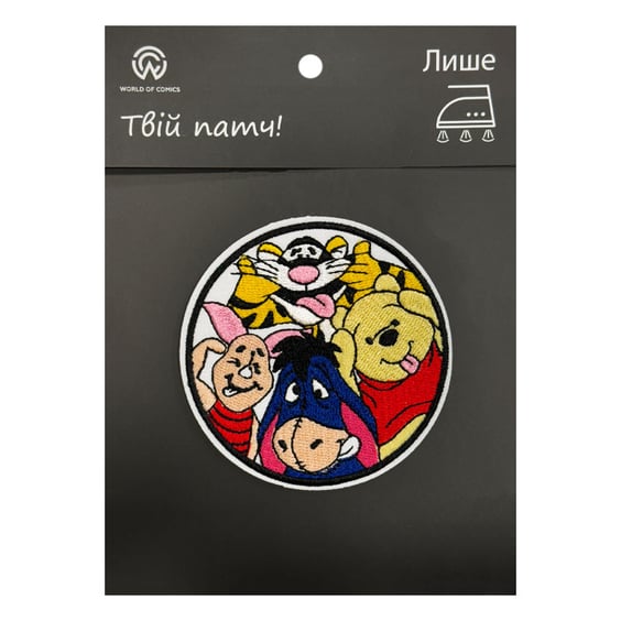 Патч Disney: Winnie the Pooh: Piglet, Tigger, Eeyore, Pooh, (6509)