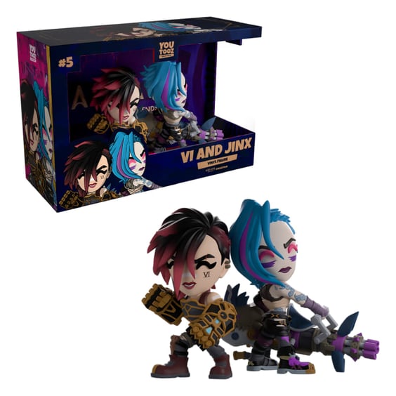 Фигурка YouTooz: Collectibles: Arcane: League of Legends: Vi and Jinx, (652424)